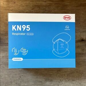 BYD KN95 Respirator Mask 20pc Brand new in box